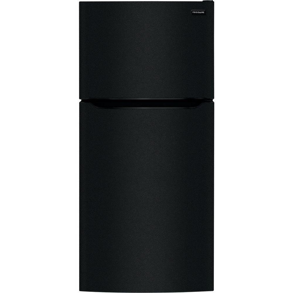 18 cu. ft. Top Freezer Refrigerator in Black 