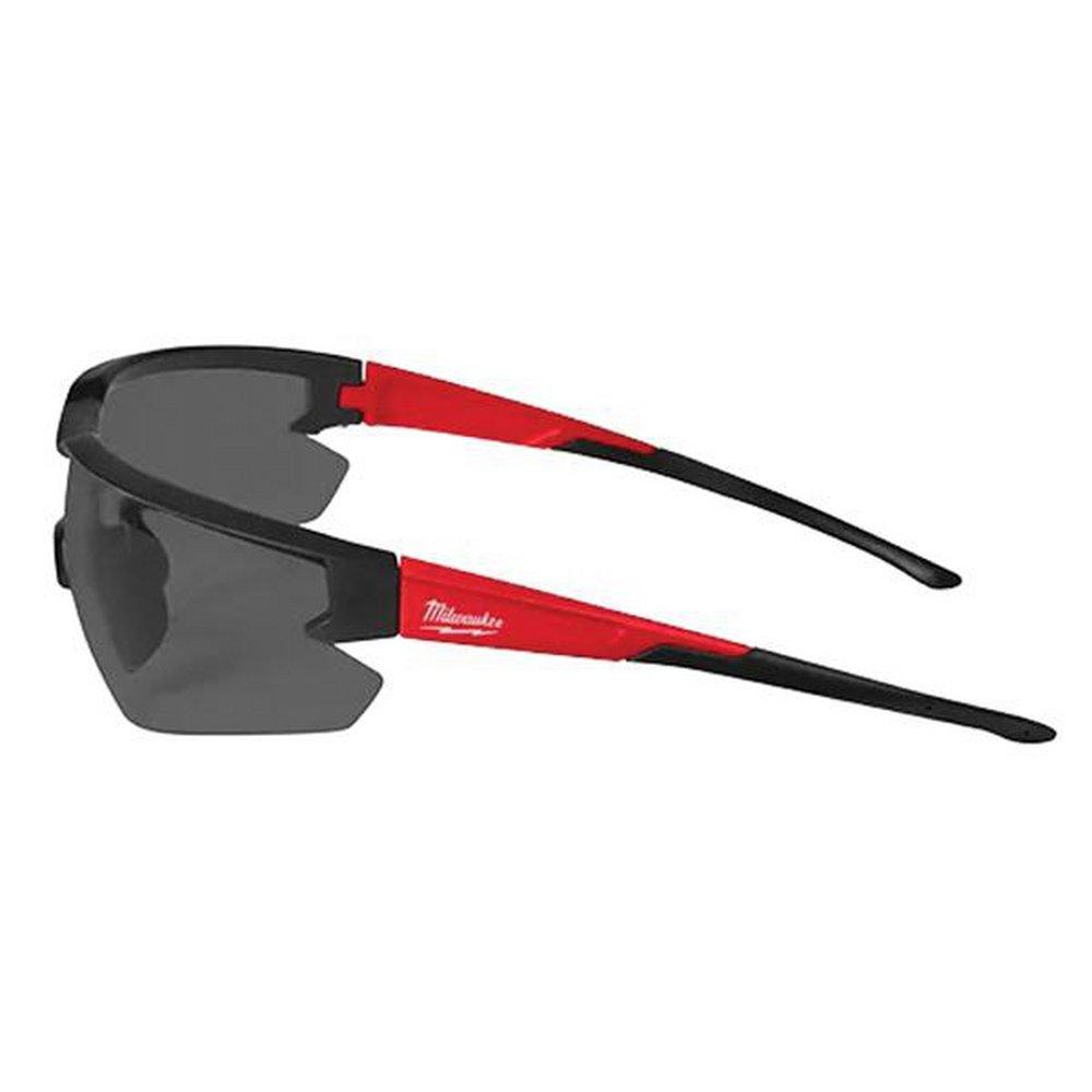 Milwaukee&reg; Red Plastic Safety Glasses 
