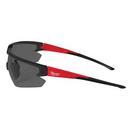 Milwaukee&reg; Red Plastic Safety Glasses 