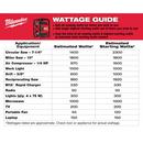 Milwaukee&reg; Black 15A Portable Generator 