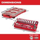 3/8 in. Drive 28 Piece SAE Ratchet & Socket Set with PACKOUT&trade; Low-Profile Compact Organizer 