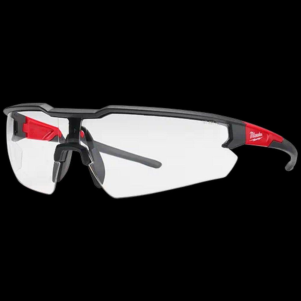 Milwaukee&reg; Red Plastic Safety Glasses 