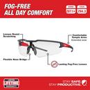 Milwaukee&reg; Red Plastic Safety Glasses 