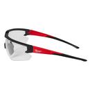 Milwaukee&reg; Red Plastic Safety Glasses 