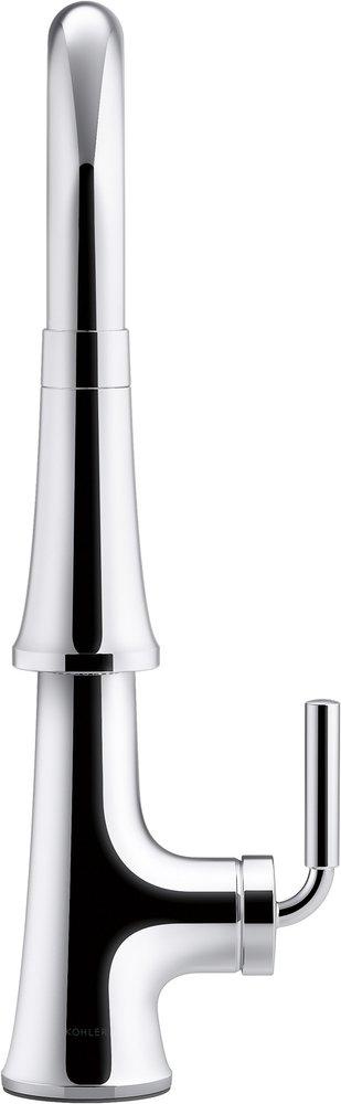 KOHLER Polished Chrome Single Handle Pull Down Kitchen Faucet 