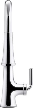 KOHLER Polished Chrome Single Handle Pull Down Kitchen Faucet 