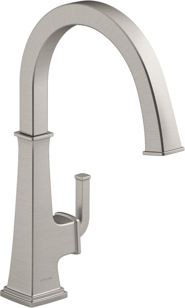 KOHLER Vibrant&reg; Stainless Single Handle Lever Bar Faucet 