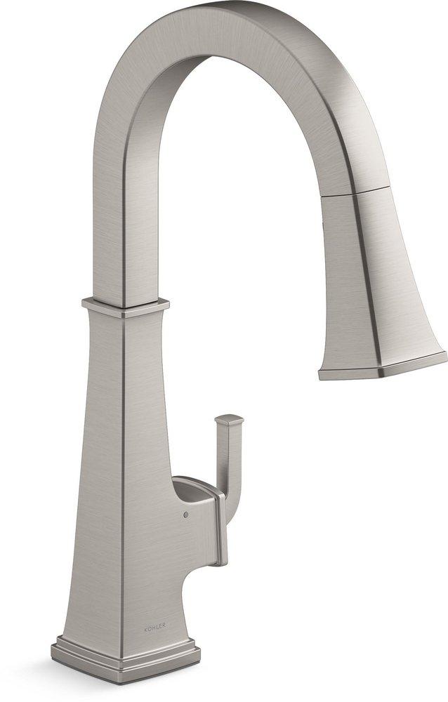 KOHLER Vibrant&reg; Stainless Pull Down Kitchen Faucet 
