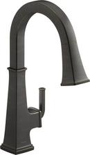 KOHLER Oil Rubbed Bronze Single Handle Pull Down Kitchen Faucet 