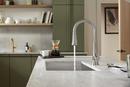 KOHLER Vibrant&reg; Stainless Single Handle Pull Down Kitchen Faucet 