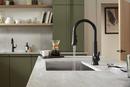 KOHLER Matte Black Single Handle Pull Down Kitchen Faucet 
