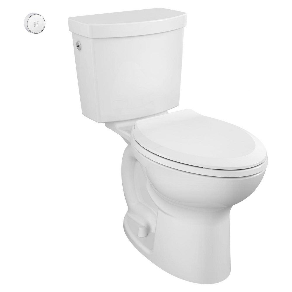 American Standard White 1.28 gpf Elongated Floor Mount Two Piece Toilet 
