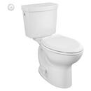 American Standard White 1.28 gpf Elongated Floor Mount Two Piece Toilet 
