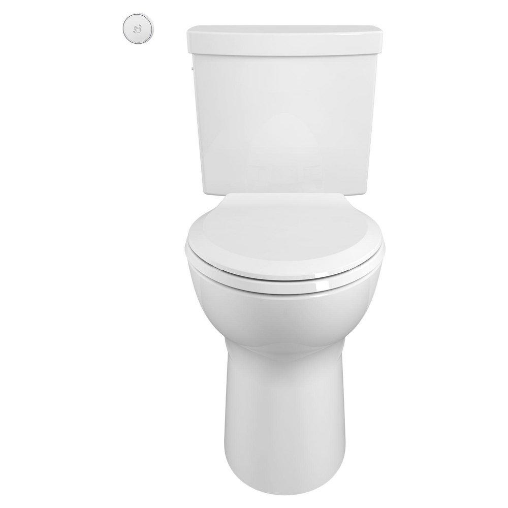 American Standard White 1.28 gpf Elongated Floor Mount Two Piece Toilet 
