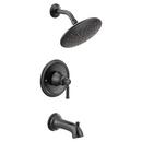 One Handle Single Function Bathtub & Shower Faucet in Matte Black (Trim Only)