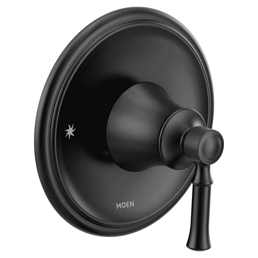 Moen Matte Black Valve Trim with Single Lever Handle 
