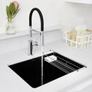 BLANCO Coal Black 25 x 22 in. Dual Mount Laundry Sink 