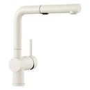 BLANCO White Single Handle Pull Out Kitchen Faucet 