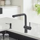BLANCO Coal Black Single Handle Pull Out Kitchen Faucet 