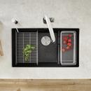 BLANCO Coal Black 28-3/4 x 18-1/8 in. No Hole Granite Composite Single Bowl Undermount Kitchen Sink 