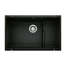 BLANCO Coal Black 28-3/4 x 18-1/8 in. No Hole Granite Composite Single Bowl Undermount Kitchen Sink 