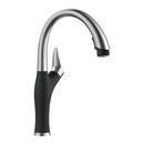 Single Handle Bar Faucet in PVD Steel with Coal Black