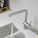BLANCO PVD Steel Single Handle Pull Out Kitchen Faucet 