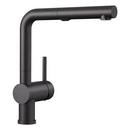 BLANCO Anthracite Single Handle Pull Out Kitchen Faucet 