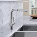 BLANCO Chrome Single Handle Pull Out Kitchen Faucet 