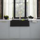 BLANCO Coal Black 33 x 19 in. No Hole Granite Composite Single Bowl Farmhouse Kitchen Sink 