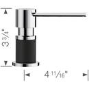 BLANCO Chrome 3-3/4 in. 10 oz. Kitchen Soap Dispenser 
