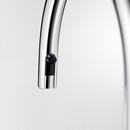 BLANCO Chrome/Anthracite Single Handle Pull Down Kitchen Faucet 