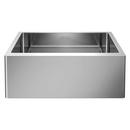 25 x 19 in. No Hole Stainless Steel 1 Bowl Farmhouse Kitchen Sink in Brushed Stainless Steel