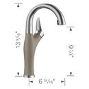 BLANCO PVD Steel/Truffle Single Handle Bar Faucet 