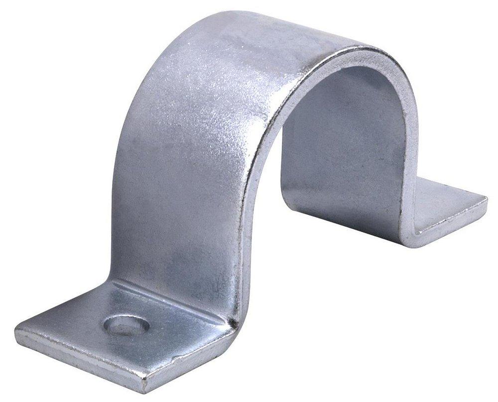 FNW&reg; Electrogalvanized Electro Galvanized Carbon Steel 2-Hole Pipe Strap 