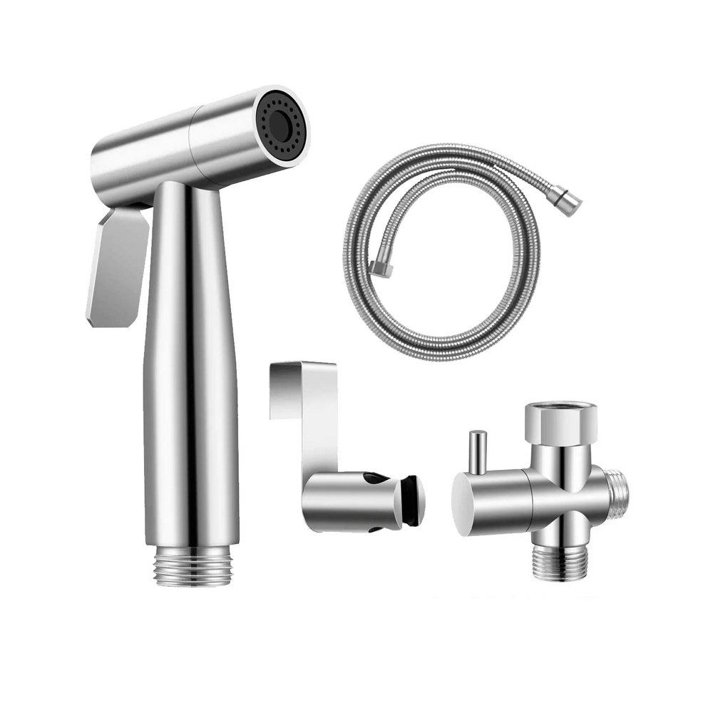 Whitehaus Collection Polished Chrome Vertical Bidet Spray Set 
