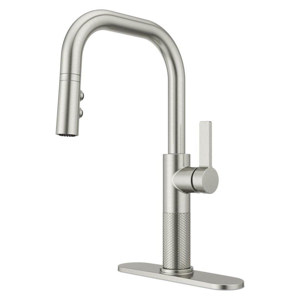 Pfister Stainless Steel Single Handle Pull Down Kitchen Faucet 