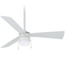 44 in. 3-Blade Indoor/Outdoor Ceiling Fan in Flat White