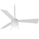 Minka Aire Flat White 44 in. 3-Blade Indoor/Outdoor Ceiling Fan 