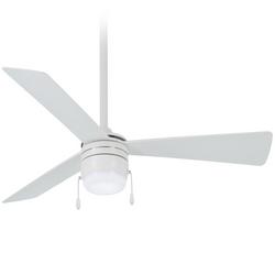 44 in. 3-Blade Indoor Ceiling Fan in Flat White