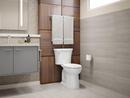KOHLER White 1.28 gpf Elongated Floor Mount Two Piece Toilet 