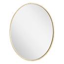 Signature Hardware Gold Leaf 24 in. Oval Vanity Mirror 