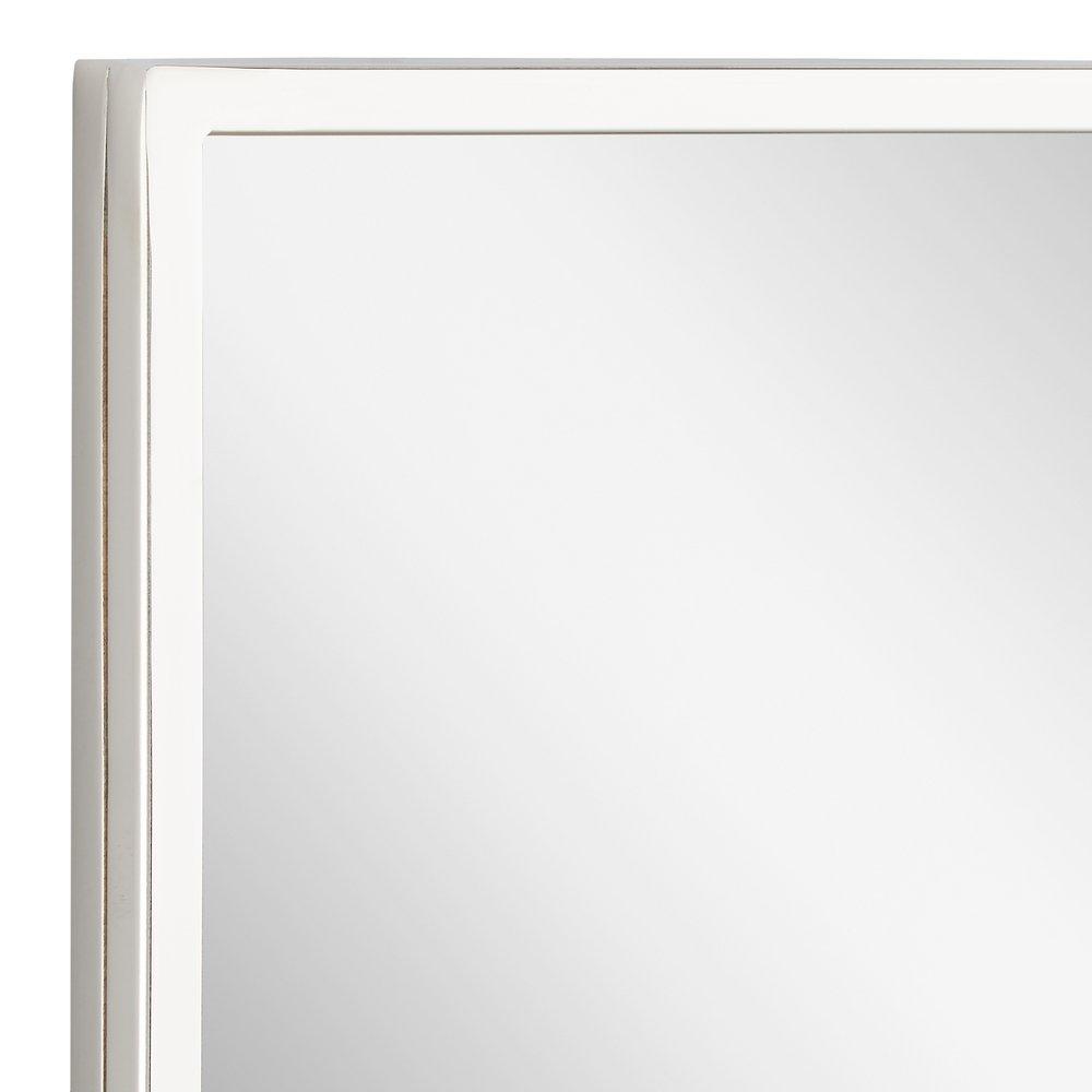 Signature Hardware Polished Nickel 31 in. Square Vanity Mirror 