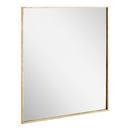 Signature Hardware Gold Leaf 31 in. Square Vanity Mirror 