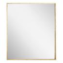 Signature Hardware Gold Leaf 31 in. Square Vanity Mirror 