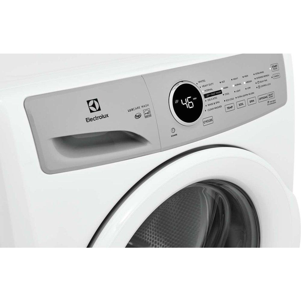 4.4 cu. ft Front Load Washer in White 
