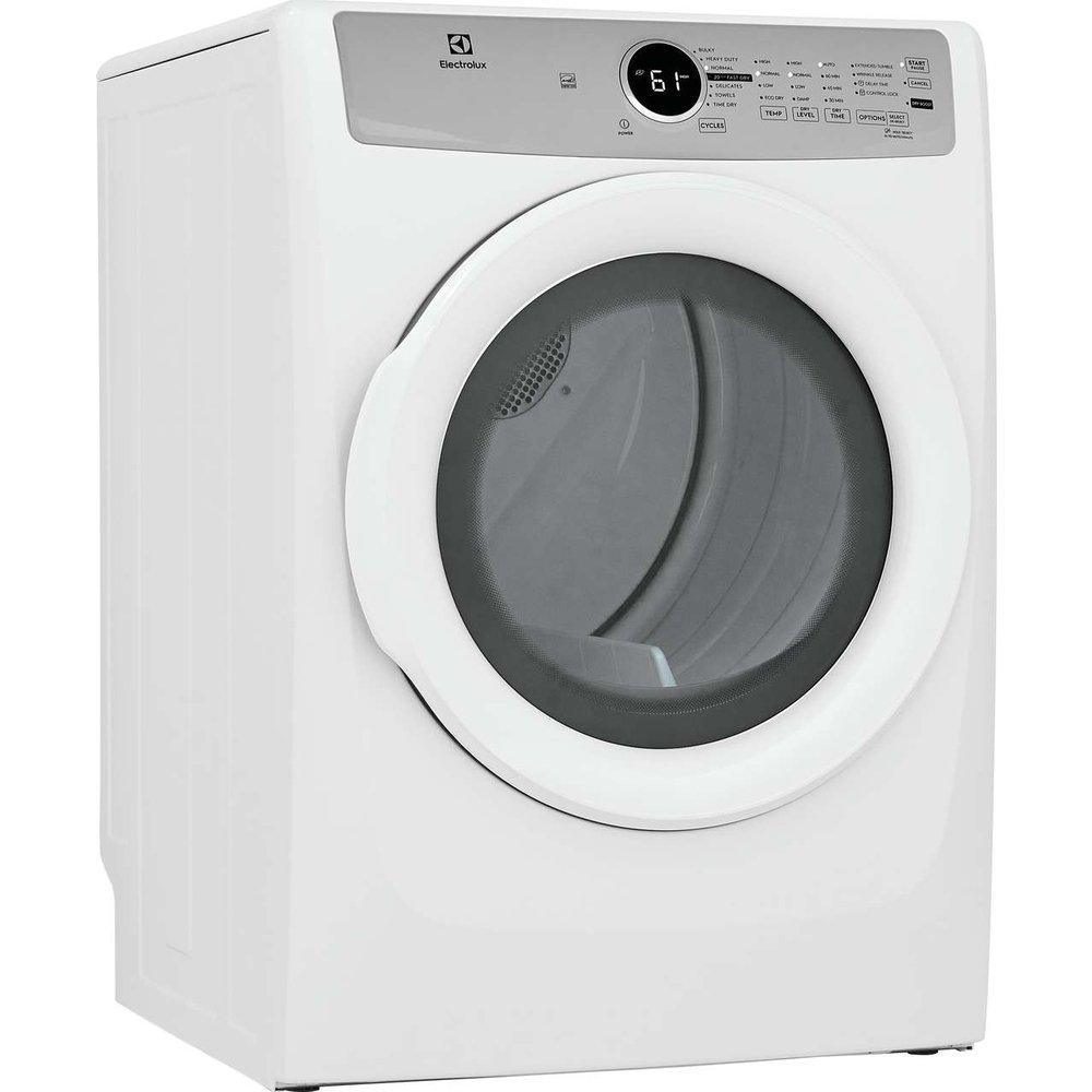 8.0 cu. ft. Front Load Dryer in White 