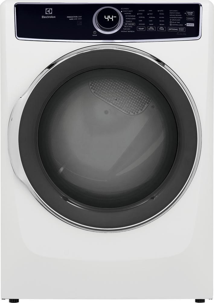 Electrolux White 8 cu. ft. 27 x 32 in. 208/240V Electric Front Load Dryer 