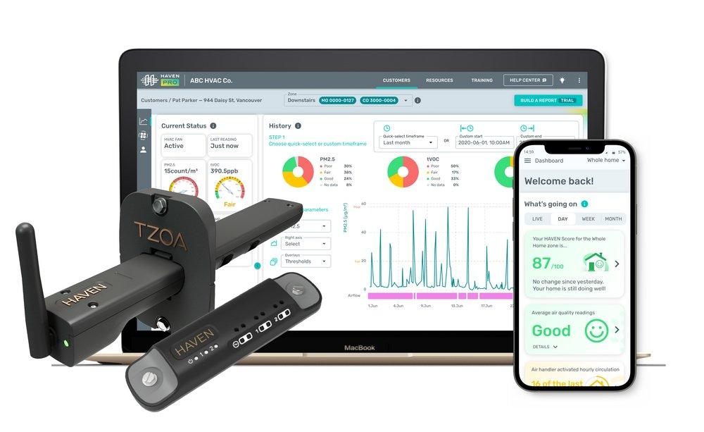 HAVEN Glossy Black Zoning Control Panel 