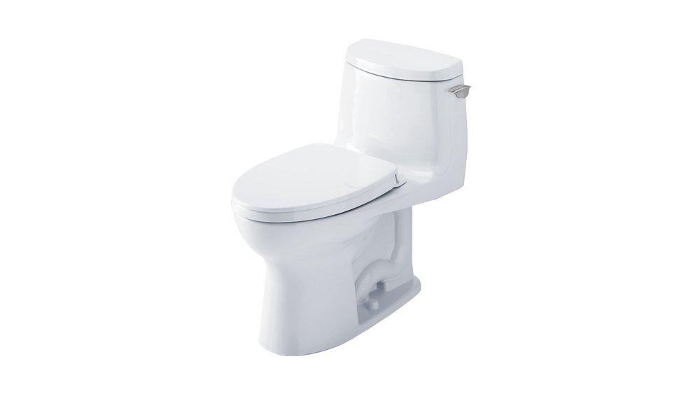 TOTO Cotton 1.0 gpf Elongated Floor Mount One Piece Toilet 